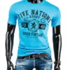 Pánské tričko – Five nations, tyrkysové